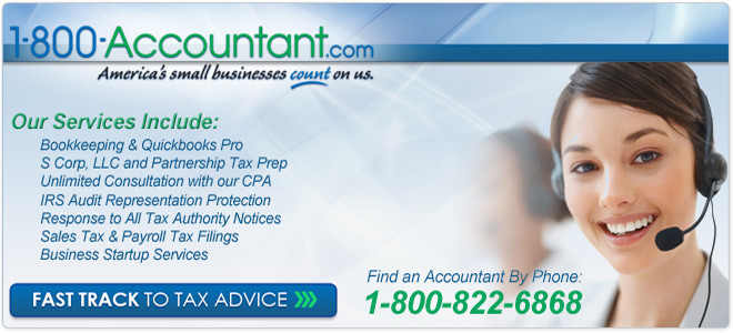 Get A Business Tax Consultation with 1800Accountant.com