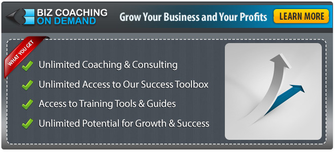 Live Business Coaching Webcasts, Unlimited Consultations, and more